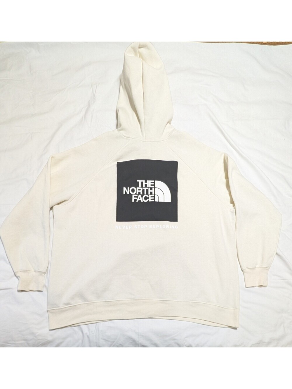 The North Face Women's Box NSE Pullover Hoodie White Size 3X Plus Size
